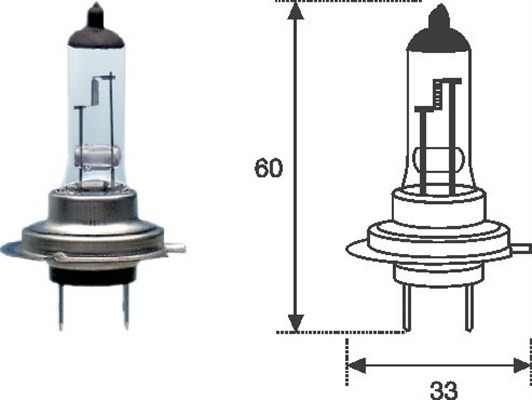LAMPADA H7 12V 55W